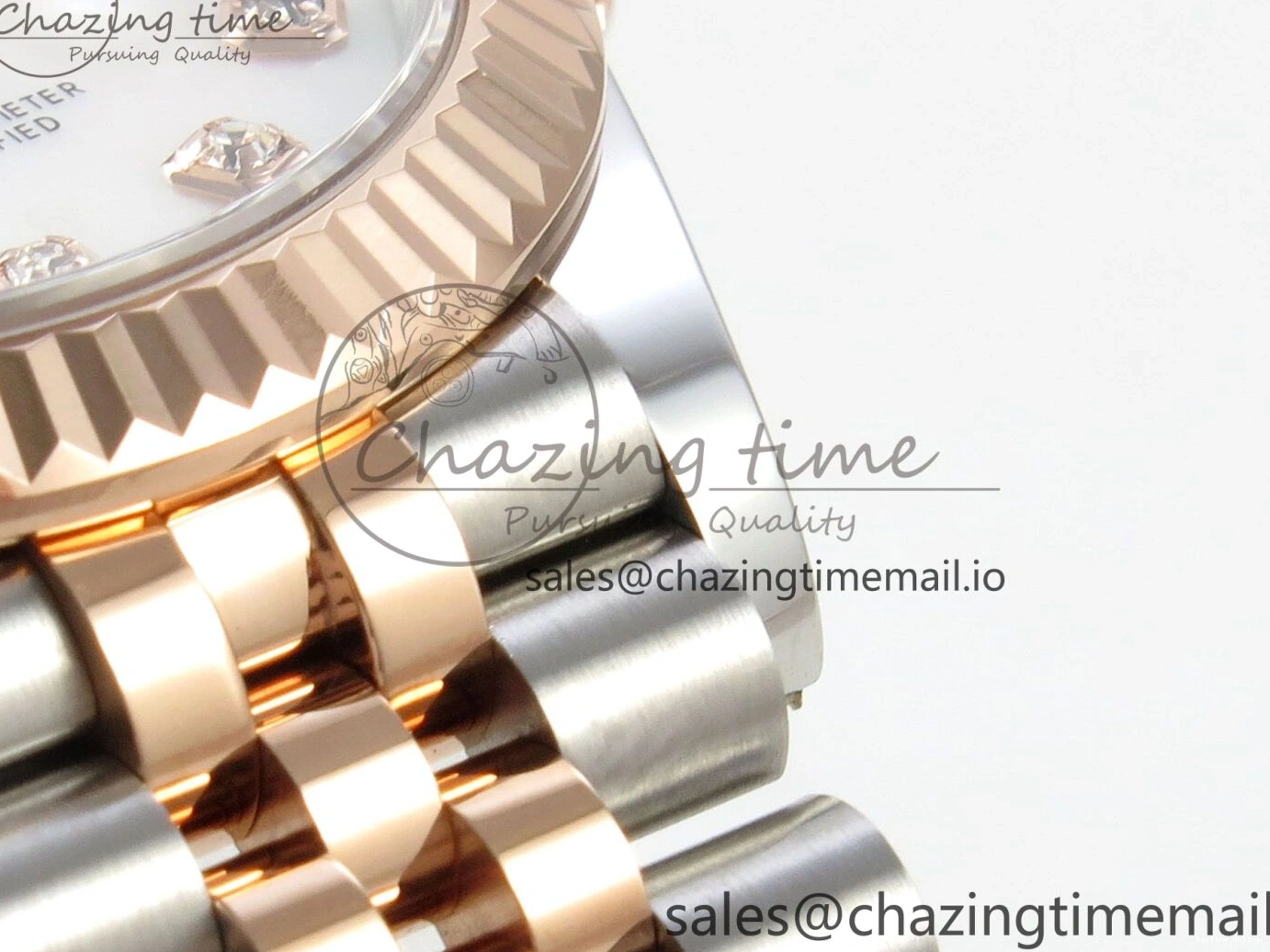 1230 DateJust 31 278271 THBF 1:1 Best Edition 904L Steel White Diamonds Dial on SS RG Jubilee Bracelet HZ Cal. Classic 24